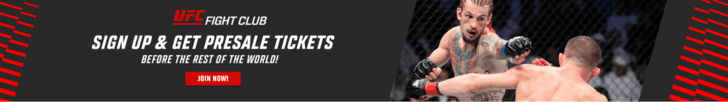Sign up for UFC Fight Club presale tickets